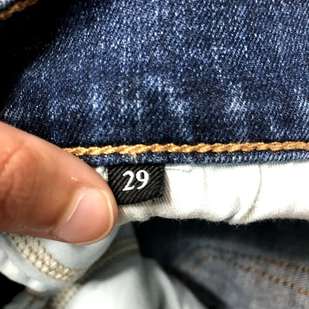 7 for all mankind Womens Paxtyn Skinny Jeans Size 29 Distressed - Picture 5 of 16